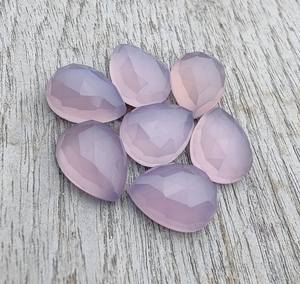 พลอยลาเวนเดอร์ธรรมชาติทรงหยดน้ำ รูปทรงเช็คเกอร์คัท ขนาดปรับเทียบได้ สำหรับทำเครื่องประดับ - Product Image 5