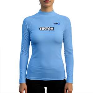 Personalizado OEM ODM sublimación manga larga negro Rash Guard UPF50 Surf compresión camisa fabricante de fábrica 2025 - Product Image 5