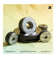 Jauge d'anneau fileté trapézoïdal AUGST LINES | Jauge à embout trapézoïdal | Tailles standard et non standard fabriquées en série 30 °   Jauge de limite de filetage TR