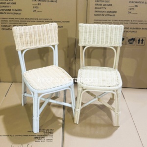 Silla Infantil de Mimbre Hecha a Mano para Alquiler, Muebles Infantiles de Mimbre Natural de Primera Calidad para Fiestas de Cumpleaños - Product Image 4