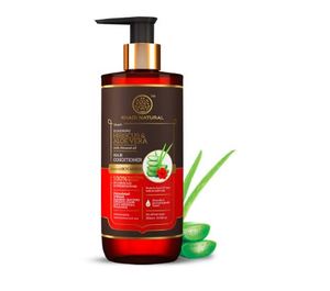 Acondicionador Capilar Khadi Natural Powered Botanics con Hibisco y Aloe Vera 310ml, Anti-Frizz, Mejora el Cabello - Product Image 1