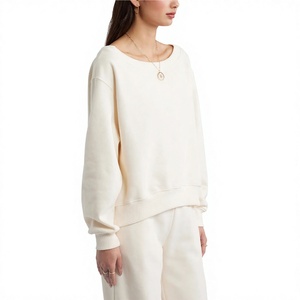 Women's Hooded Crop Sweatshirt Full Sleeve Solid Color Knitted Cotton Autumn Wear Cotton Sweatshirt Autumn Wear - Product Image 4