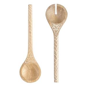 Élégant service à salade en résine, compatible lave-vaisselle, personnalisable, écologique, fait main, ustensile pour la restauration quotidienne et le service des aliments - Product Image 5