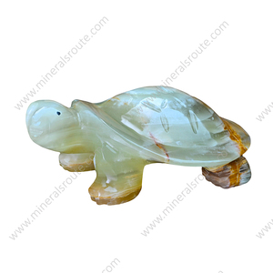 Tortue décorative artisanale en onyx de petite taille pour une table élégante – Nouvelle collection de tortues en onyx de petite taille, idéale comme cadeau - Product Image 5