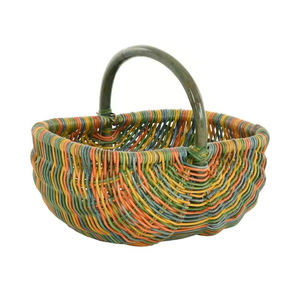 Panier de rangement en rotin naturel tressé, inspiré de la décoration, pour les accents de la maison, design moderne, artisanat durable et écologique - Product Image 6