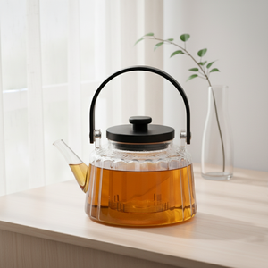 Tetera de BOROSILICATO de Calidad Premium 3306382-0.85 con Colador de Vidrio - Product Image 1