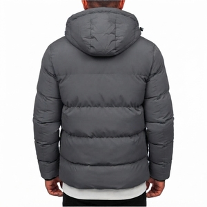 Wholesale Men Puffer Jacket Hooded Quilted Winter Coat <b>Warm</b> Insulated Outdoor Jacket Custom Made <b>Clothing</b> - Product Image 3