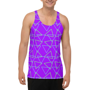 Custom Made Vests <b>Singlets</b> Sports <b>Men</b> 100% Polyester Breathable Sublimation Quantity Print Summer OEM Fitness Gym Tank Tops - Product Image 1