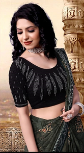 Blusa de Mujer de Talla Grande, Diseño Nuevo, Estilo Vintage, para Invierno y Verano, de Alta Calidad, en Georgette, para Fiestas, Bodas y Ocasiones Especiales - Product Image 4