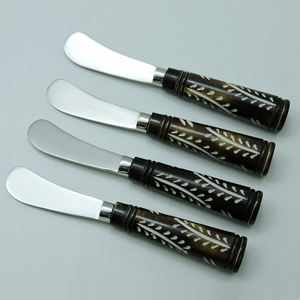 Couteaux de cuisine en acier inoxydable de qualité supérieure avec manche en résine, couteau à fromage et couteau à beurre en acier inoxydable, prix de gros direct usine - Product Image 4