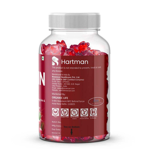 Gummies à la biotine avec vitamine B7, sans OGM, compléments alimentaires gommeux savoureux pour la santé des cheveux, de la peau et des ongles des adultes et le soutien du métabolisme énergétique - Product Image 5