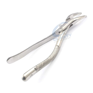 CLASTY INSTRUMENTS Herramientas Manuales Plateadas con Empuñadura Moleteada, Certificación CE Clase I, Empaque Personalizado, Pinzas Quirúrgicas Dentales de Acero Inoxidable - Product Image 2