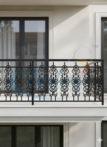 Barandilla Moderna sin Marco de Aluminio y Hierro con Acabado Super Shot Blast, Resistente al Óxido, Balaji Metals, Garantía de 5 Años - Product Image 2