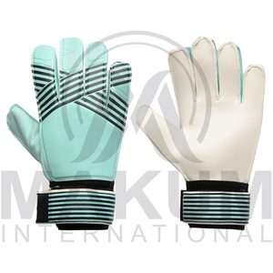 Gants de gardien de but de football personnalisés en cuir PU et latex souple, logo personnalisé - Product Image 6
