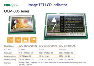 Écran LCD TFT HMT QCM-305T07CS de 7 pouces avec interface CANBUS/CANOPEN, conception à cadre ouvert pour utilisation en ascenseur, garantie 1 an - Product Image 4