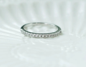 Anillo de Diamante Moissanite de Forma Redonda, Plata de Ley 925, Regalo para Boda y Compromiso - Product Image 3