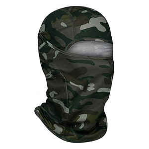 หน้ากากบาลาคลาวาโพลีเอสเตอร์ หน้ากากสกีแบบกำหนดเอง บาลาคลาวาน้ำหนักเบา ระบายอากาศได้ดี ซับในหมวกกันน็อคแบบตาข่าย หน้ากากปิดหน้าบาลาคลาวา - Product Image 2