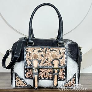 Sac de voyage de luxe en cuir de vachette fait main, style Speedy, vente en gros, livraison rapide, sac messager à fermeture éclair pour usage quotidien - Product Image 1