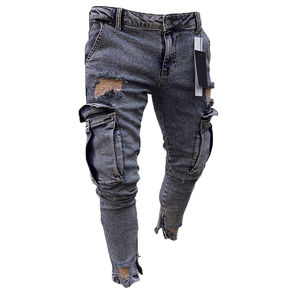 Pantalones Vaqueros Rectos para Hombre a Precio Bajo, Talla Grande, Estilo Casual Urbano, Tejido de Punto Suave, Cómodo y Transpirable, a la Moda - Product Image 3
