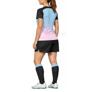 Diseña Tu Propio Uniforme Deportivo para Mujer, Uniforme de Fútbol para Entrenamiento, Uniforme de Fútbol a Precio Económico, Nuevo Uniforme de Fútbol para Mujer - Product Image 4