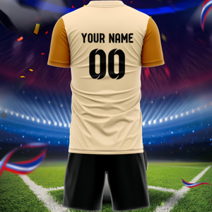 Tenues de football colorées rétro avec cordon de serrage, 100% polyester, séchage rapide, respirantes et légères pour l'entraînement au football - Product Image 5