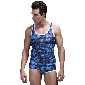 Camiseta Deportiva Sublimada de Alto Rendimiento para Hombre, Ropa Deportiva de Alta Calidad, Control de Humedad, Chaleco de Gimnasio para Ejercicio, Fitness y Entrenamiento - Product Image 1