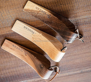 ที่กั้นประตูไม้หรูหราในทะเลพร้อมลูกบิดเซรามิกสไตล์วินเทจลิ่มประตูแนวตั้งทันสมัยสำหรับทางเข้าหรือสำนักงาน - Product Image 2