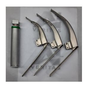 Set de Laringoscopio de Alta Calidad con Luz de Flap, Hoja McIntosh, Punta Flexible de Fibra Óptica A-1 VERITAS, Reutilizable de Acero Inoxidable - Product Image 2