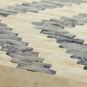 Venta directa de fábrica Laca de bambú Plegable Floral Pequeño Regalo Joyero Venta caliente al por mayor - Product Image 6