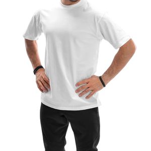 Men <b>White</b> Short Sleeve Crew Neck <b>T</b> <b>Shirt</b> Classic Casual Basic Tee Soft Everyday <b>Shirt</b> for Sports Training and Streetwear - Product Image 1