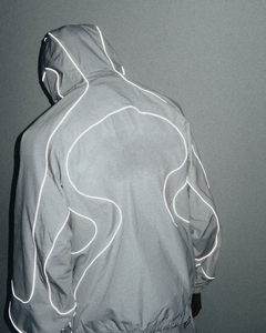 Men's <b>White</b> Solid Quick Dry Lightweight Tracksuit Hooded Full Sleeve Drawstring Closure Streetwear <b>Jogger</b> Set Autumn Casual Wear - Product Image 2