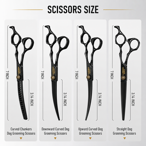 Premium Pet Grooming <b>Scissors</b> Set – Made from High-Quality Stainless Steel, Professional <b>Dog</b> & Cat Hair Cutting Kit with Case - Product Image 4
