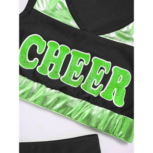 Uniforme de cheerleading de haute qualité, tissu résistant de qualité supérieure, motifs élégants, mouvements flexibles, performance optimale - Product Image 4