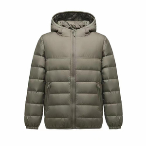 2025 New Autumn Winter Men Puffer <b>Jacket</b> Custom Made Matt Fabric Hooded <b>Warm</b> Loose Puffer Coat Windproof Padded WholeSale OEM - Product Image 3