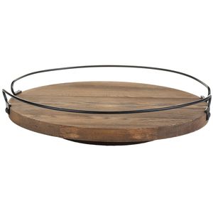 Best Selling Wooden Lazy Susan <b>Turntable</b> for Dining <b>Table</b> Large Round Lazy Susan Organizer For Kitchen Countertop Tabletop - Product Image 1