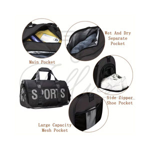 Bolsas Deportivas Personalizadas con Logotipo de Alta Calidad, Bolsas Deportivas de Color Sólido en Oferta Online, Bolsas Deportivas para Gimnasio - Product Image 3