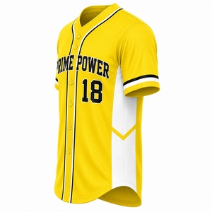 Uniforme de Béisbol Personalizado con Nombre de Equipo, Ropa Deportiva, Jersey Transpirable de Manga Corta, Secado Rápido, Malla, Venta al Por Mayor, Proveedor OEM ODM - Product Image 3