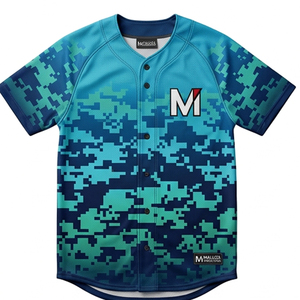 Camiseta de Béisbol Sublimada Personalizada, Material de Malla de Secado Rápido, Uniformes Deportivos Profesionales Ligeros, Precio al por Mayor - Product Image 1