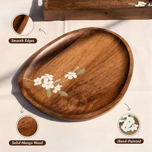 Platos de servir, bandejas de servir, platos para dulces, platos de servir dorados, platos de servir plateados, platos para comida de cantina, platos para fiestas - Product Image 2