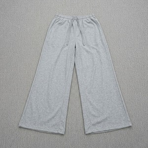 Pantalones Palazzo de Mujer Gris Jaspeado de Moda 2026, Joggers de Pierna Ancha Relajados, Ultra Suaves, Casuales, para Viaje y Descanso - Product Image 4