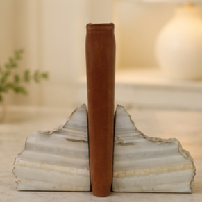 Sujetalibros de Piedra Hecho a Mano con Forma de Nube Tallada, Escultura Decorativa para Decoración del Hogar - Product Image 6