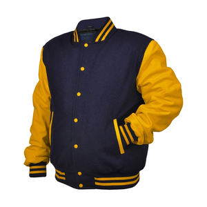 Chaquetas Varsity de Béisbol Personalizadas al por Mayor con los Últimos Diseños, Manga Larga, Lisas, para Hombre, de Secado Rápido y Duraderas - Product Image 3