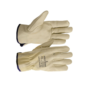 Guantes de Trabajo de Cuero Holy Signs, Antideslizantes, Resistentes a la Abrasión, Impermeables, con Puño Reforzado, Libres de Látex y Polvo, Guantes de Seguridad - Product Image 4