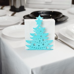 Christmas <b>Tree</b> Napkin Holder Set, Metal Napkin <b>Stand</b>, Christmas Table Decor, Winter Holiday Decor, Kids Napkin Holders, - Product Image 2