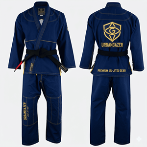 Uniforme de judo personnalisé de haute qualité, unisexe, 100% coton, logo sur le devant personnalisable, taille et couleur au choix, extensible, léger, durable, séchage rapide - Product Image 1