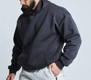 Sweat-shirts à capuche surdimensionnés pour hommes de haute qualité, imprimés sur mesure, en molleton de coton, pour les marques de mode et les collections streetwear - Product Image 1
