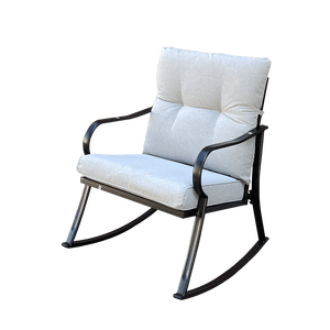 Set Dondolo Off-White con Sedia e Teiera per Arredo Giardino - Product Image 5