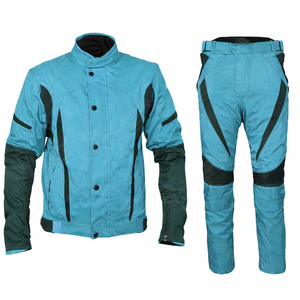 Traje de Motociclismo Unisex, Chaqueta y Pantalones Color Bronceado, Resistente al Viento, Manga Larga, Equipo de Protección, Cuero PU Transpirable, para Carreras/Deportes - Product Image 2