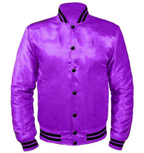 Vestes universitaires personnalisées pour hommes, style streetwear, veste de baseball avec logo OEM, vêtements de sport en gros pour adultes - Product Image 3