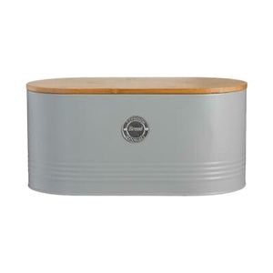 Vintage Metal Bread Box <b>Storage</b> Bin <b>Kitchen</b> Decor Counter Top Ins Style Food <b>Storage</b> <b>Container</b> Use As Keeper or Holder - Product Image 1